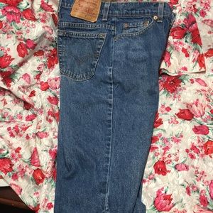 Levi’s black tab capris made in USA